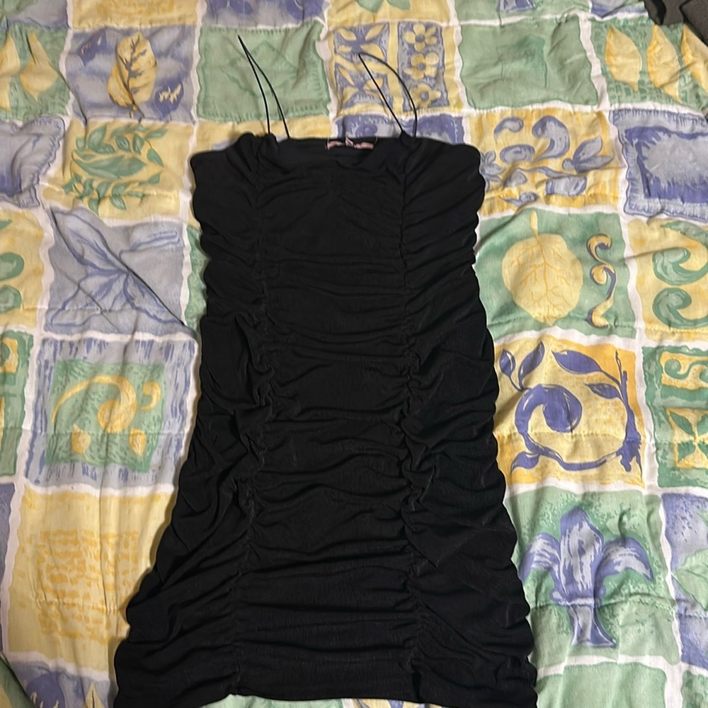 Black stretchy dress, size XXL, Crave Fame
